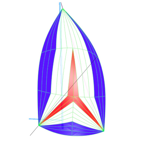 Cruising Asymmetrical Spinnaker - Size 9