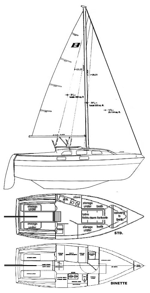 buccaneer 240 drawing