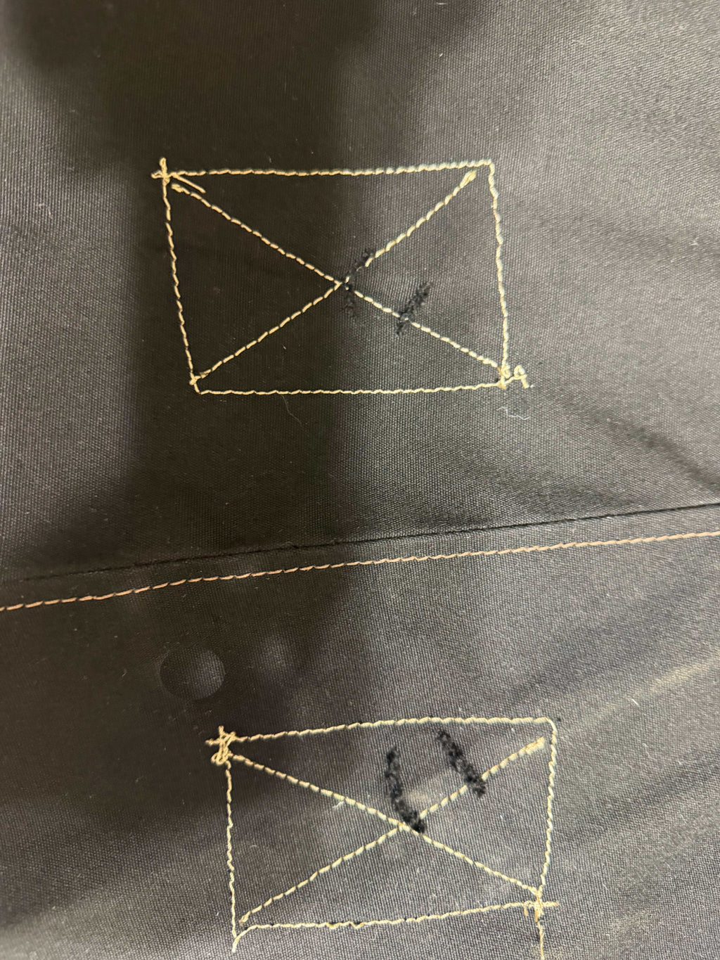 Outside - Visible repair