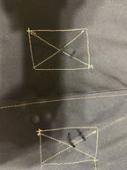 Outside - Visible repair