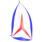 Cruising Asymmetrical Spinnaker for Top Down Furlers- Size 6